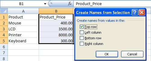 Excel Name Manager